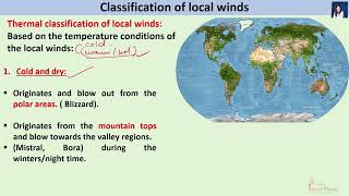 TERTIARY WINDS  OR LOCAL WINDS