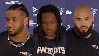 Mike Brown, Jared Wilson, & Julian Hill Address the Media | Patriots Press Conference