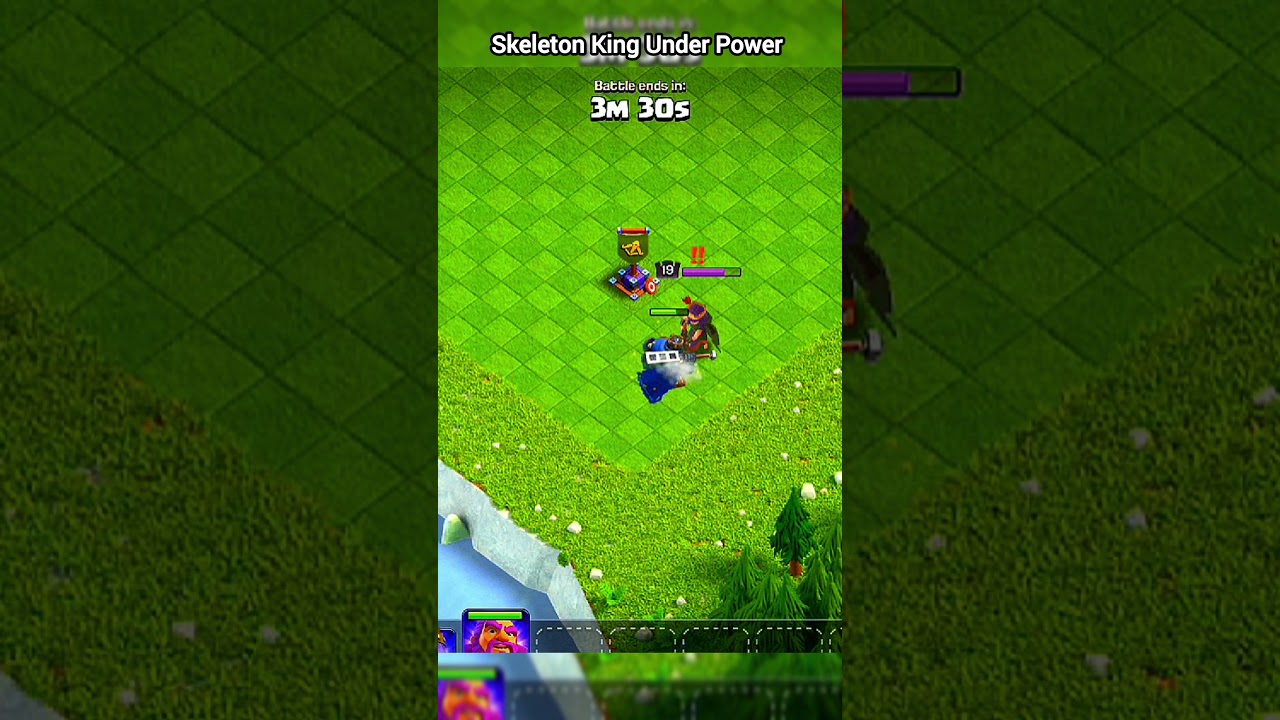 Skeleton King vs Archer Queen || Clash of Clans || COC Fireborn 