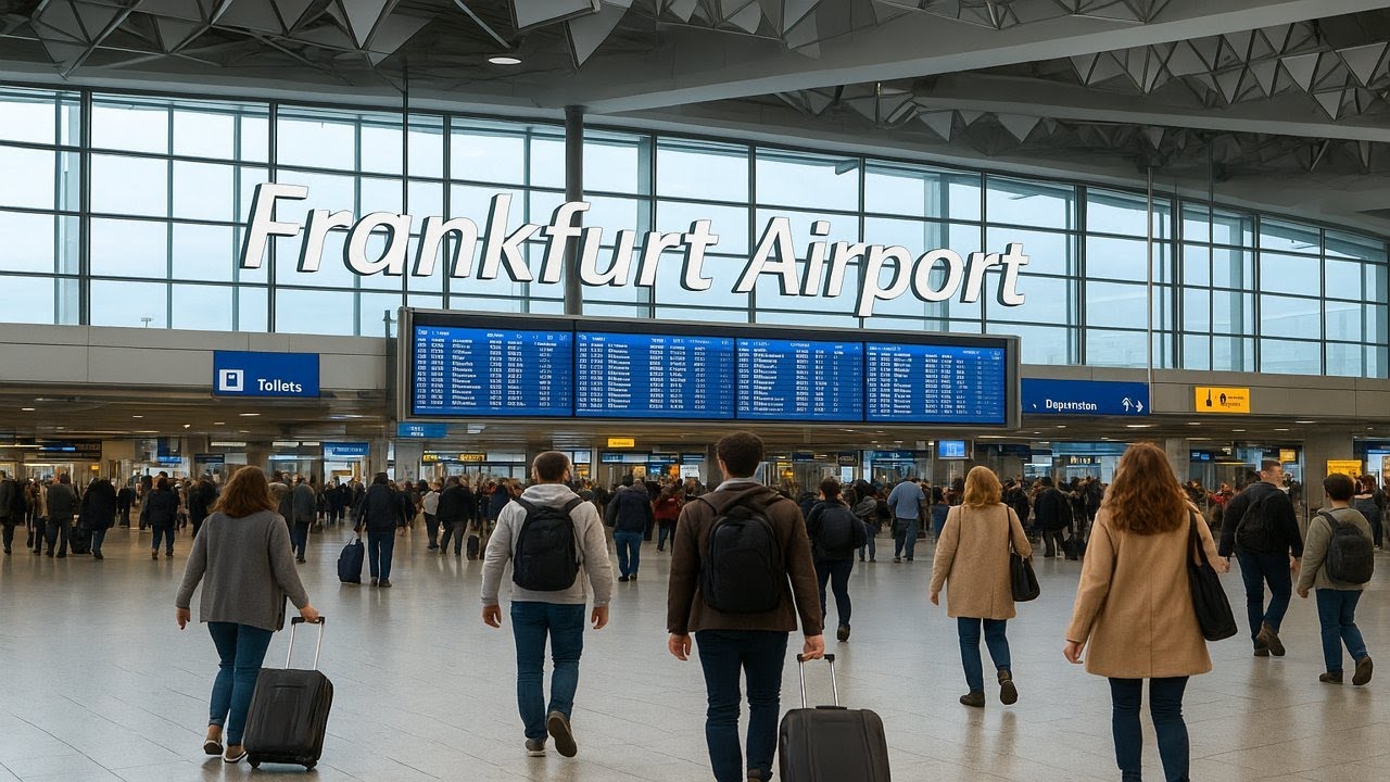 FRANKFURT ARIPORT ,🇩🇪 Inside Frankfurt Airport – Germany’s Busiest Gateway to the World ✈️