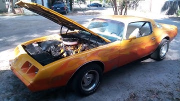 1979 Pontiac Firebird - Start-up After Carburetor Rebuild and Tune Up