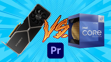 Nvidia GeForce RTX 3080 Ti Vs İntel Core i9 12900K - Premiere Pro Render Test - Cuda Vs Cpu