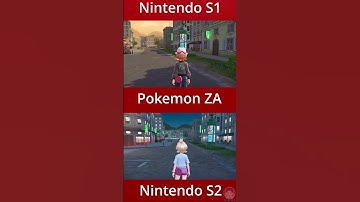 Pokemon Legends ZA - Nintendo Switch 1 Vs Nintendo Switch 2 #shorts