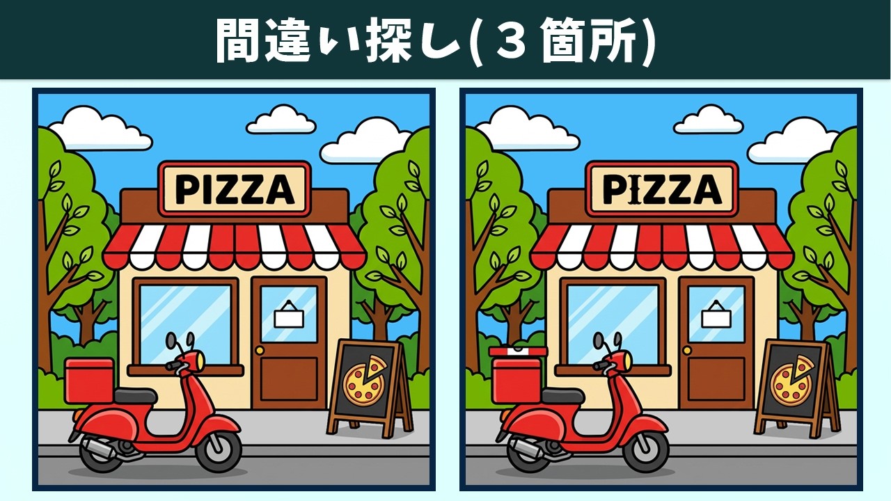 Spot the 3 Differences | Illustration Version #2089 - YouTube