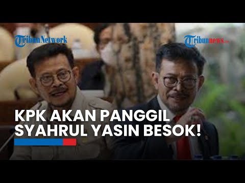 KPK Panggil Menteri Pertanian Syahrul Yasin Limpo Jumat Besok