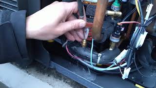 Sönder Frusen Växlare På Luft Vatten Värmepump