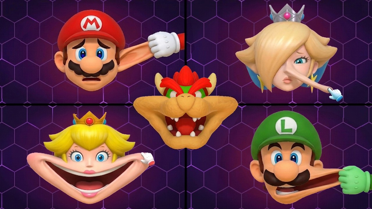 【マリオパーティスーパースターズ】ミニゲームマリオVsロゼッタVsピーチVsルイージ(最強CPU「たつじん」)