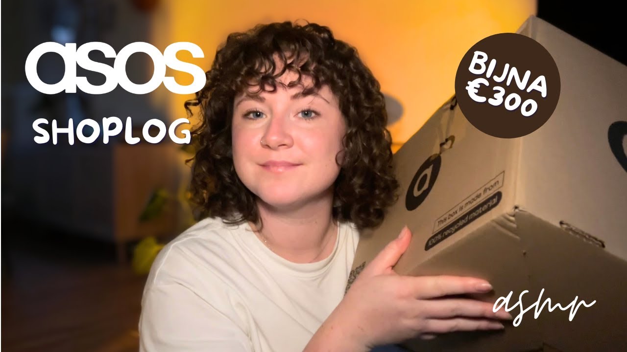 Soft Spoken ASMR ASOS Shoplog 🛍️ + Try-On & Relaxing Sounds | Nederlandse Asmr