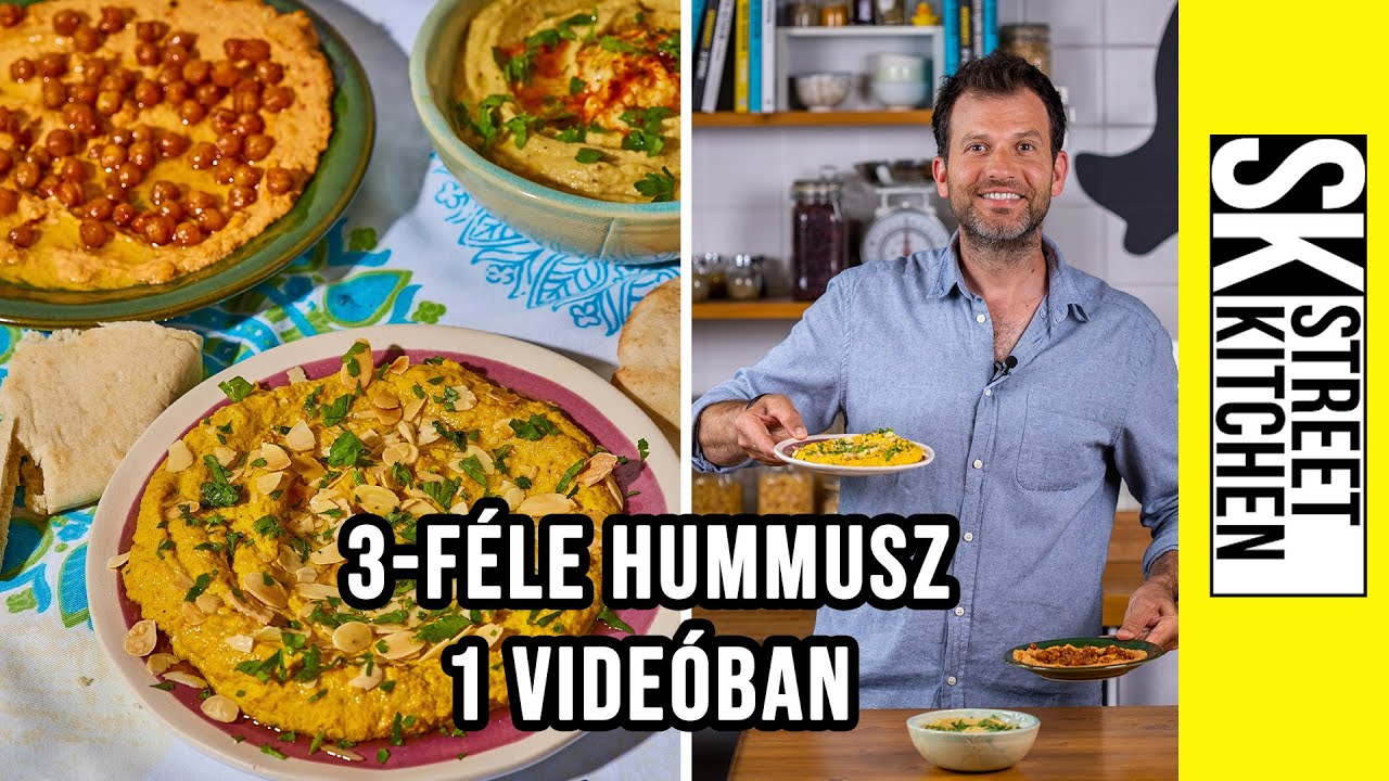 3-féle HUMMUSZ egy videóban ZÉTŐL🧆