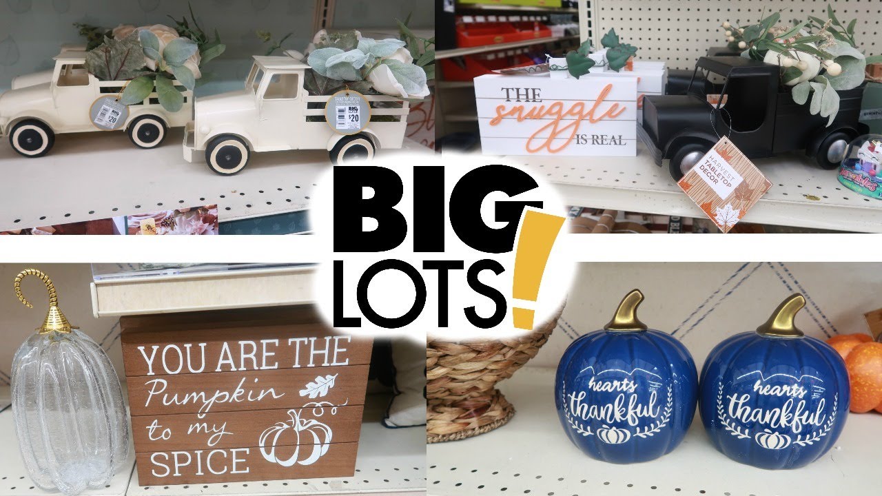 BIG LOTS * FALL/ HALLOWEEN DECOR 2020 YouTube