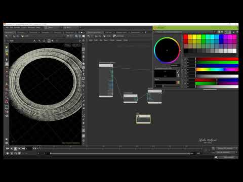 Houdini practice: Glowing circle (Not Tutorial)