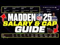 Salary And Cap Guide For Madden 25 Franchise!