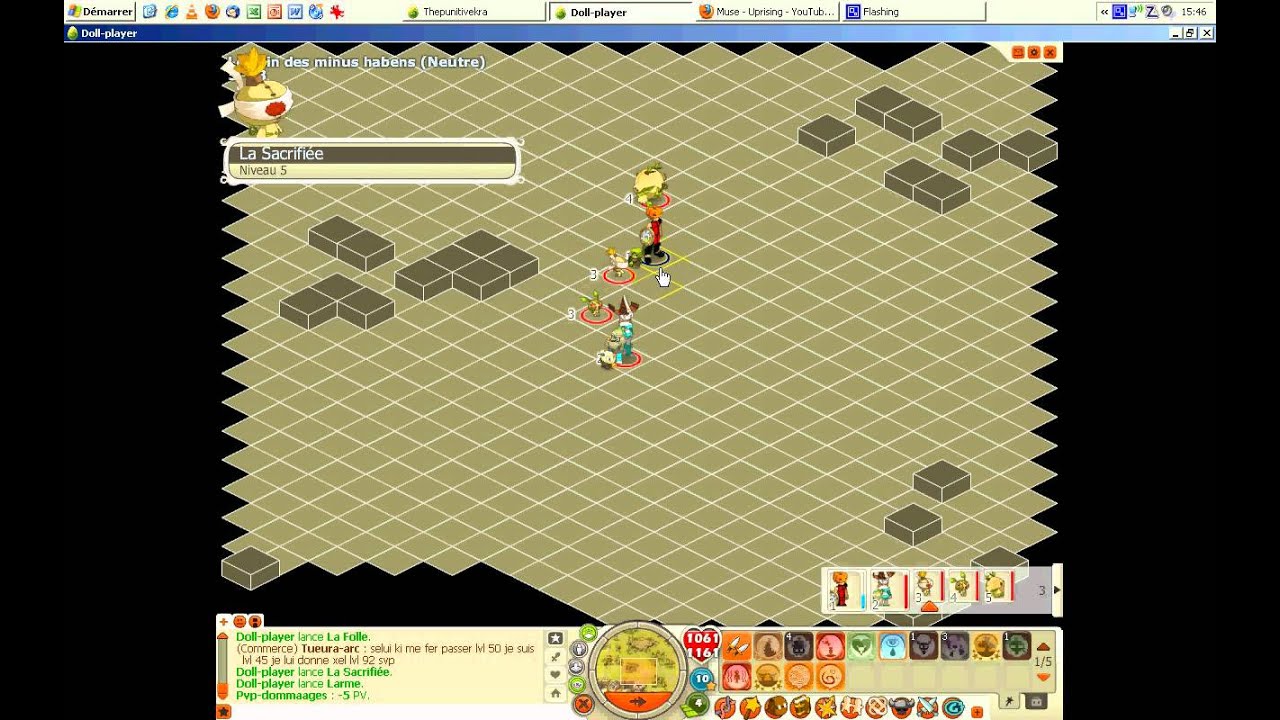 Pvp allister bas lvl: Player Doll vs Pvp-dommaages iop lvl 20.