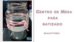 DIY Centro de mesa de batismo DIY Centro de mesa de batismo