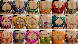 70 Latest Back Neck Blouse Design L Trendy Back Neck Blouse L Model Back Neck Blouse Collection