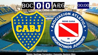 BOCA JUNIORS vs ARGENTINOS JRS 🔴 EN VIVO | LIGA PROFESIONAL 2021 (Audio)