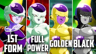 Dragon Ball FighterZ: Frieza 1st Form, Final Form, Full Power, Golden, Black