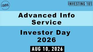 Advanced Info Service Investor Day 2026 | Intelligent Infrastructure & 5G-Advanced Growth Plan