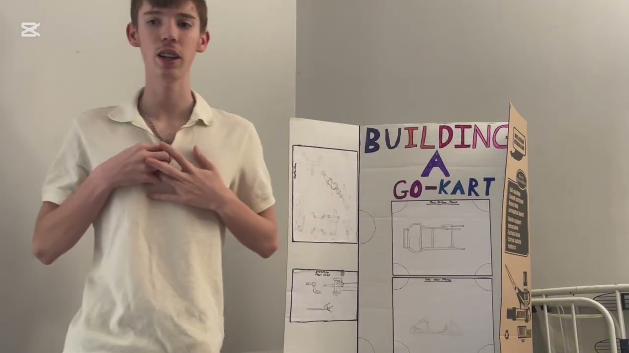Capstone video, go kart design process, Sullivan heights
