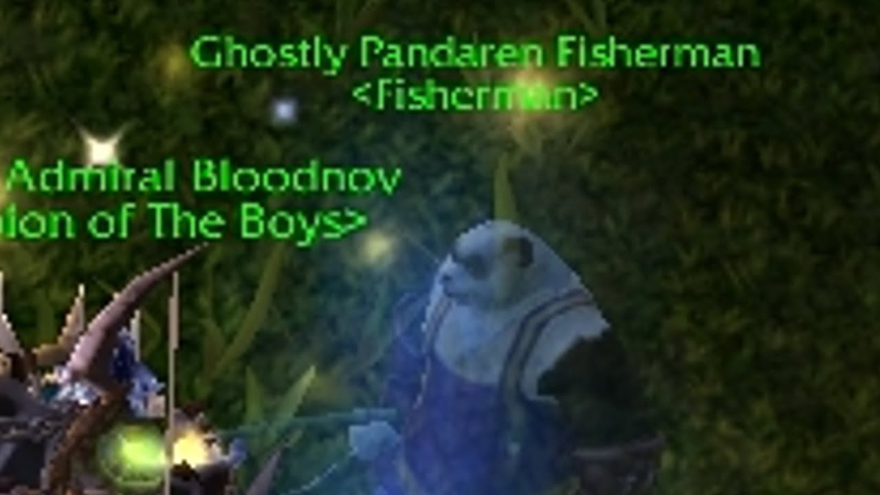 Ancient Pandaren Fishing Charm - Ghostly Pandaren Fisherman Mists of Pandaria Classic Ancient Pandaren Fishing Charm - Ghostly Pandaren Fisherman Mists of Pandaria Classic