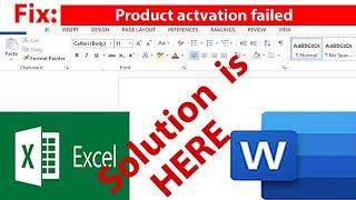 How To Fix Product Activation Failed In Microsoft Office