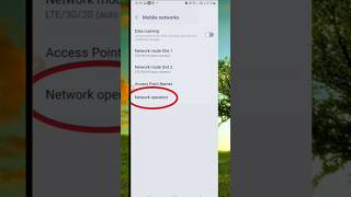 Network Operator Manual Selection का सही तरीका 🔥 #shorts