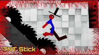 1 Min Best Falls | Stickman Dismounting game funny moments | TNT Stick