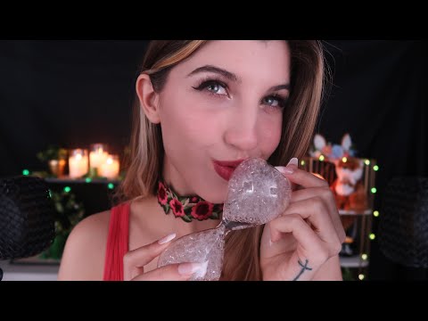 ASMR Kissing Random, Tingly Objects ✨ (Up-Close, Ear to Ear, Mouth Sounds)