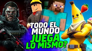 Los juegos nuevos PELIGRAN? 🔥 Todo el mundo quiere Fortnite, Roblox, Minecraft y COD