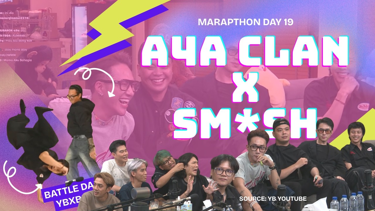 SM*SH NONGKRONG BARENG A4A CLAN!! ADA  BATTLE DANCE YB x BISMA... #marapthon #yb