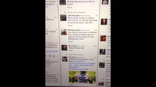 Michael Sam Twitter search after Sam is cut