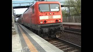 Rb24 With Db 114 012 8 Departs Hohenschönhausen Station