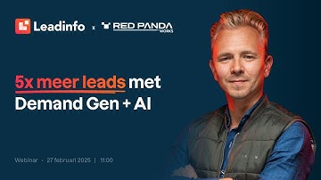 5x meer leads met Demand Gen + AI​​​​​​​ Red Panda Works x Leadinfo