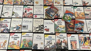 Sega master system games collection