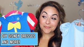 DIY DISNEY DRESSES || Disney Kids Wardrobe DIY DISNEY DRESSES || Disney Kids Wardrobe