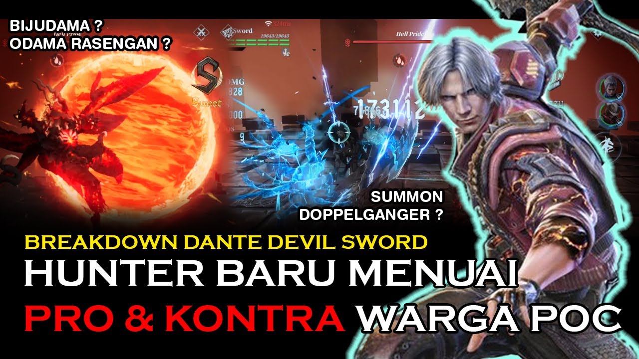 Breakdown Dante Devil Sword Part 1 ( Rank, WP Sign, Build, Tips n Trick ) | Peak of Combat