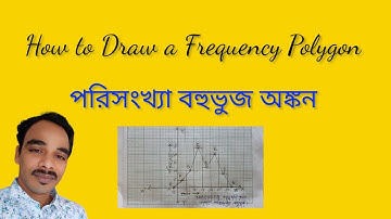 How to draw a frequency polygon | পরিসংখ্যা বহুভুজ অঙ্কন
