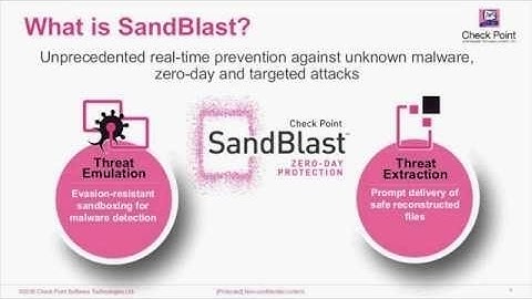 SandBlast Customer Webinar Featuring SE2