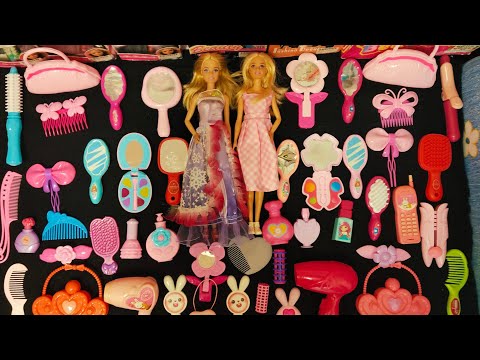 8 minutes most satisfying with unboxing beautiful Barbie Dolls fashion accessories collection 💄👛👒