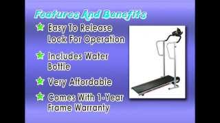❤ Best Treadmill Reviews : Phoenix 98510 Easy-Up Manual Treadmill Review