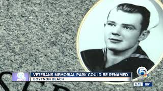 Boynton Beach to decide on renaming of Veterans Memorial Park