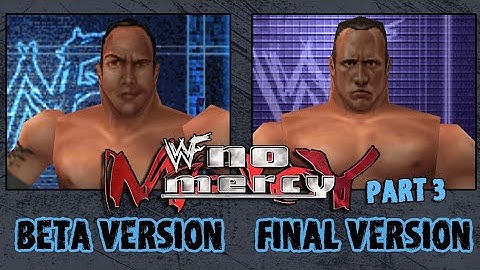 WWF No Mercy - Beta vs. Final Comparison PART 3