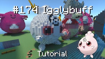 How to build a Pokémon igglybuff statue in Minecraft (Tutorial)