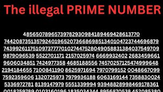 This Prime Number Could Get You In Jail