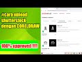 Cara upload vector di shutterstock di coreldraw | 100% di approved