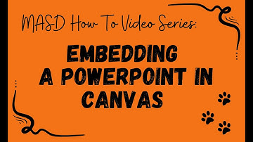 Embed PowerPoint in Canvas