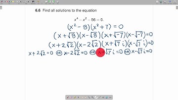 Finding Complex Zeros of a Quartic Function - Transitioning to Calculus