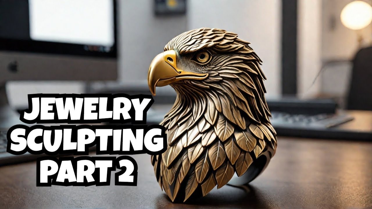 zbrush jewelry | eagle Ring| pt 2 - YouTube