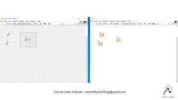Addition of Two Numbers in LabView- A very first program for LabView Beginners