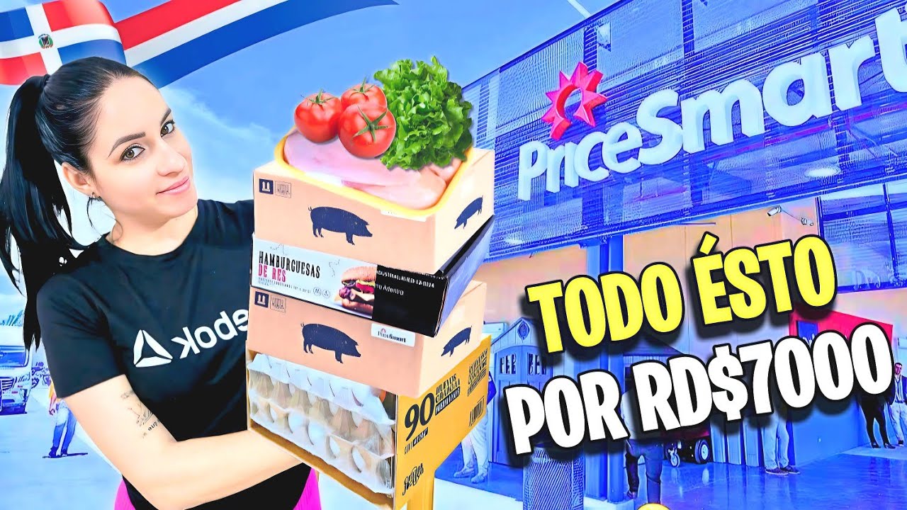 😱¿CUÁNTO cuesta la COMPRA del mes en REPÚBLICA DOMINICANA?🇩🇴//Así compro TODA mi carne en PRICEMART